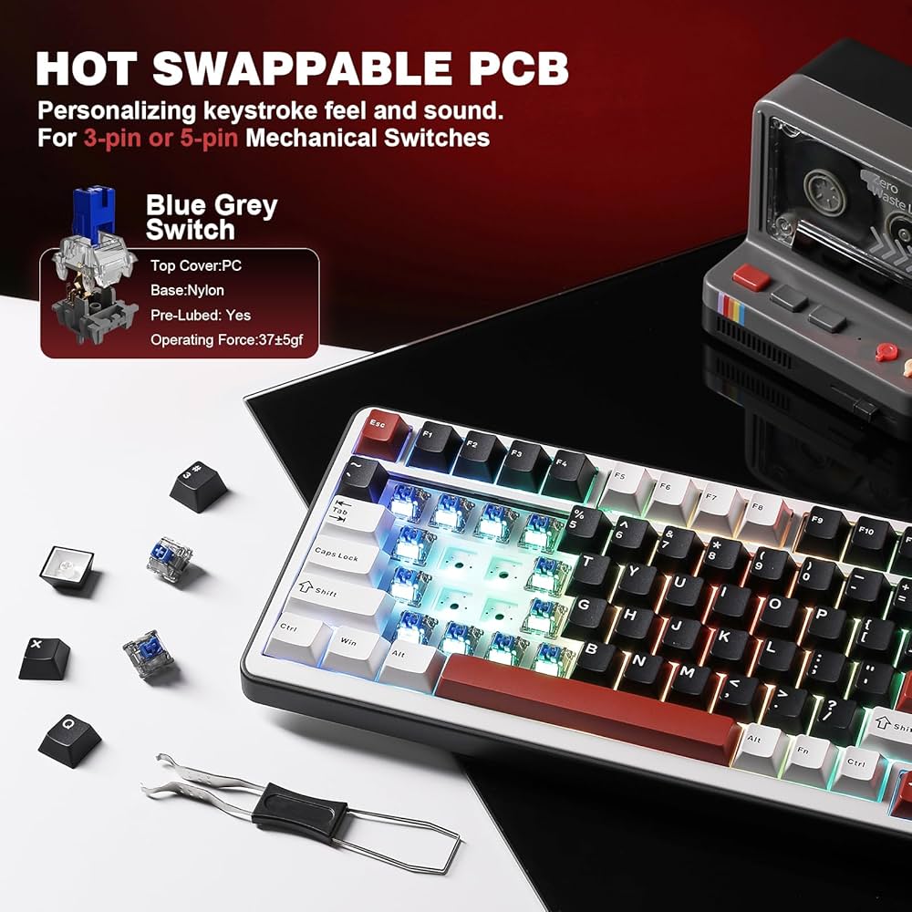 YUNZII B75 PRO ゲーミングキーボード ワイヤレス 送料込 無線 YUNZII B75 Pro Mechanical Keyboard – YUNZII KEYBOARD